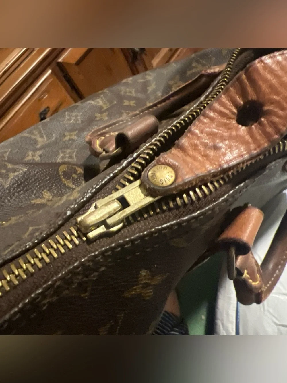 Authentic LOUIS VUITTON Speedy 35 Monogram Boston Hand Bag Purse